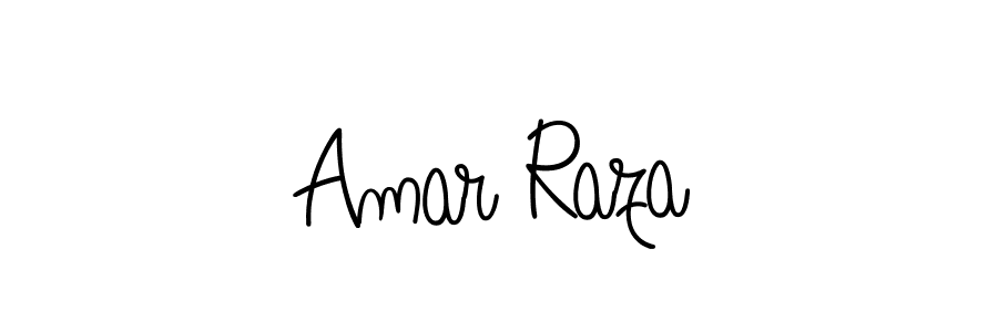 You should practise on your own different ways (Angelique-Rose-font-FFP) to write your name (Amar Raza) in signature. don't let someone else do it for you. Amar Raza signature style 5 images and pictures png